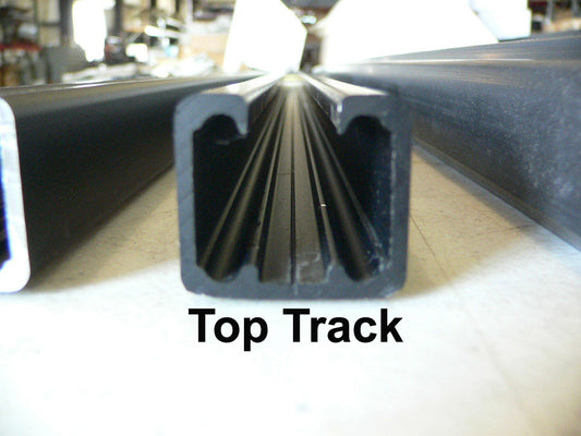 Roller Truck Sliding Door Track - Top Track Only - Sold by the foot