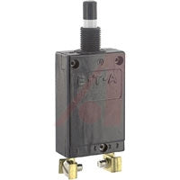 2-5700 ETA Pushbutton circuit breaker with SCREW terminals, Manual activation switch