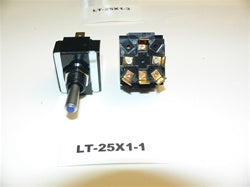 LT-25X1-1 Carling OFF/ON/(ON) Momentary Double Pole lighted tip toggle switch - Special Ignition