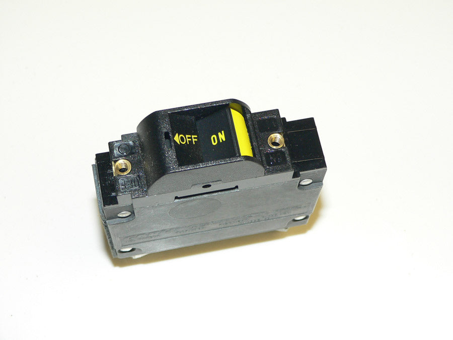 20 Amp Circuit Breaker YELLOW guarded IGN Protected horiz 20A 1/4-20 studs CO1-X0-08-491-3NB-I