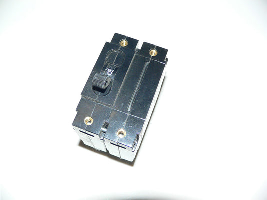CB2 Carling Circuit Breaker, Black Single Toggle, DP,  Rectangle Cutout, 1/4-20 Stud Terminals