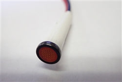 14VDC indicator LED lamp, flush lens, amber color