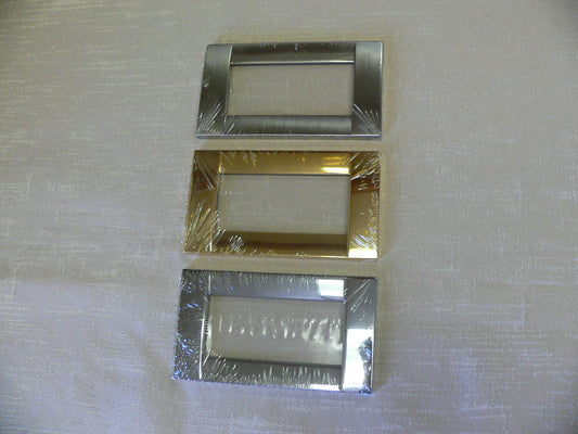 Vimar Classica Cover Plate, 4 Module Square Corners