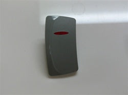 C4-B Carling Contura V series rocker switch actuator - Grey Single Red Lens