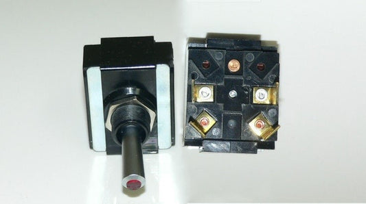 LT-2531-1, Carling DPST (ON)/OFF Momentary Lighted Tip Toggle Switch