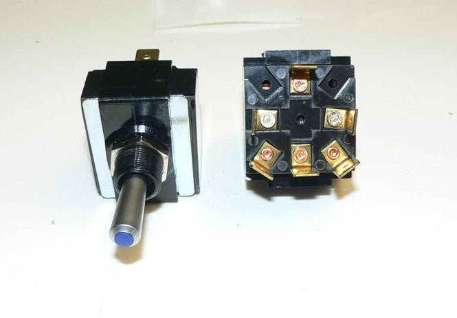 LT-25X1-1 Carling OFF/ON/(ON) Momentary Double Pole lighted tip toggle switch - Special Ignition