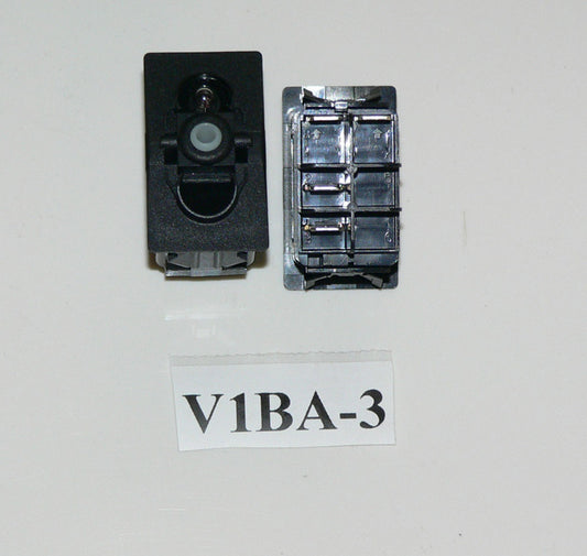 V1BA-3 Carling  ON/OFF with 24v independent clear lamp.