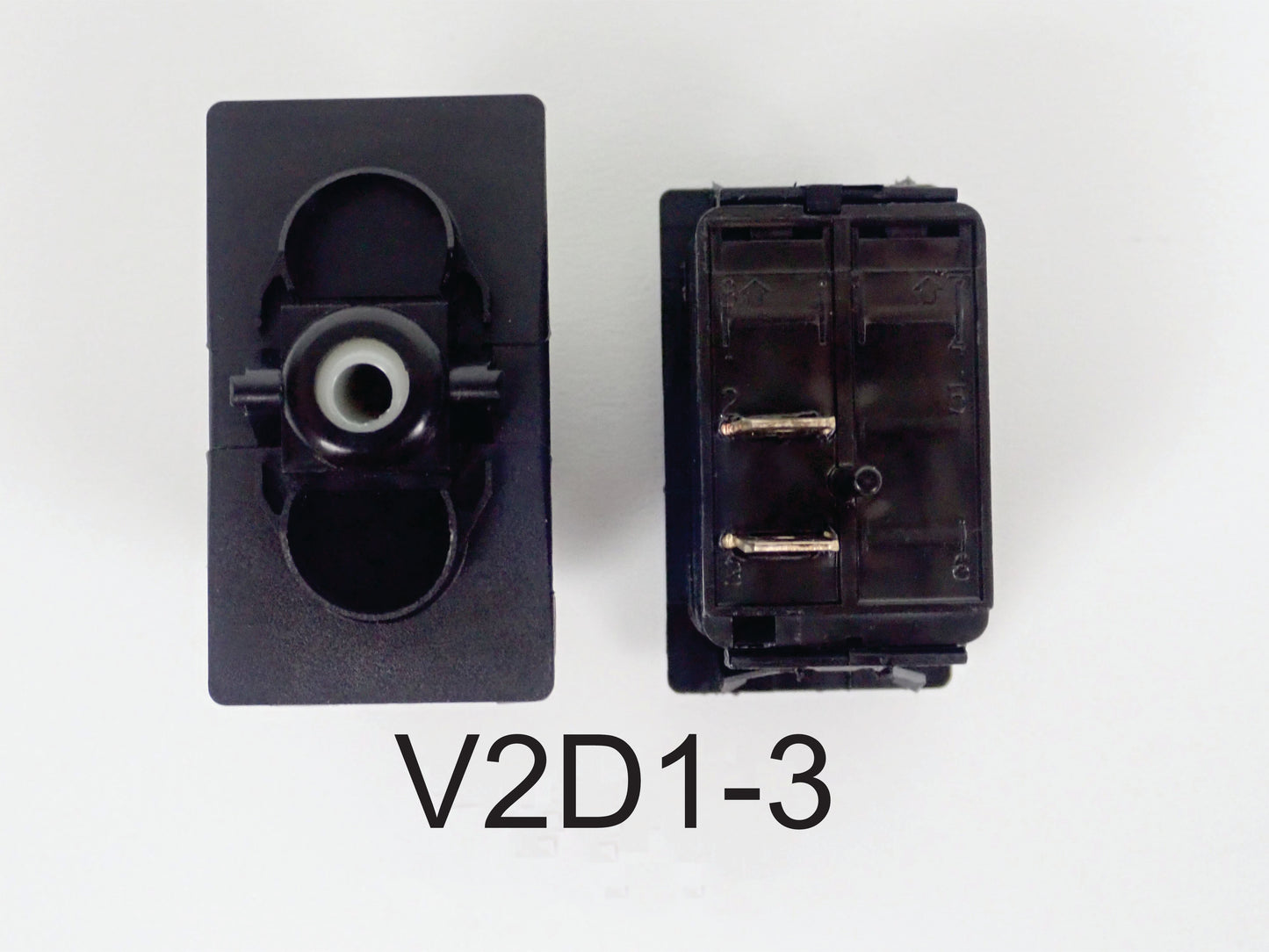 V2D1-3 Carling (ON)/OFF Momentary single pole rocker switch no lamp