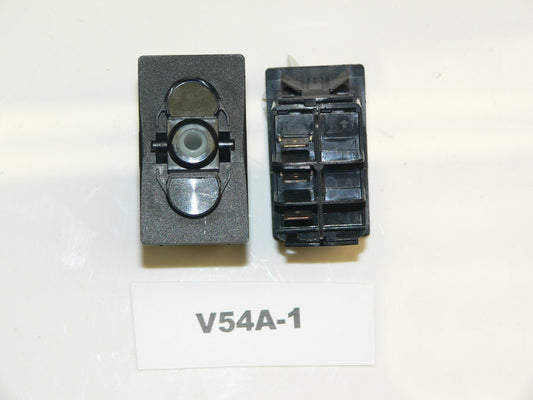 V54A-1Carling ON/(ON) momentary single pole rocker switch no lamp