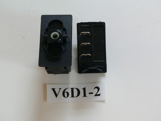 V6D1-2 Carling ON/OFF/ON single pole rocker switch no lamp