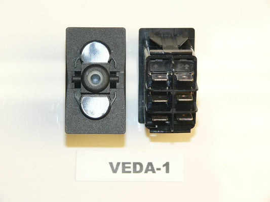 VEDA-1 Carling ON/ON/ON rocker switch, no lamps special circuit