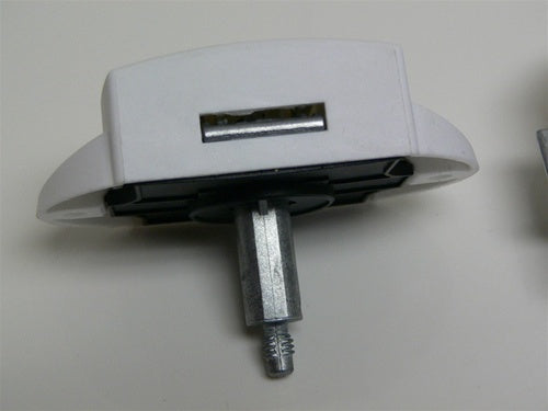 Hafele Push Button Cabinet Door / Drawer Latch -  White - REVISED