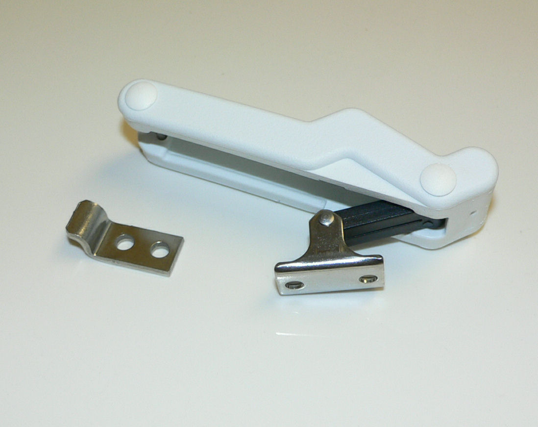 Southco C7-10 Soft draw latch with concealed keeper- White