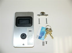 Mobella MF Flush entry door lockset - Aluminum