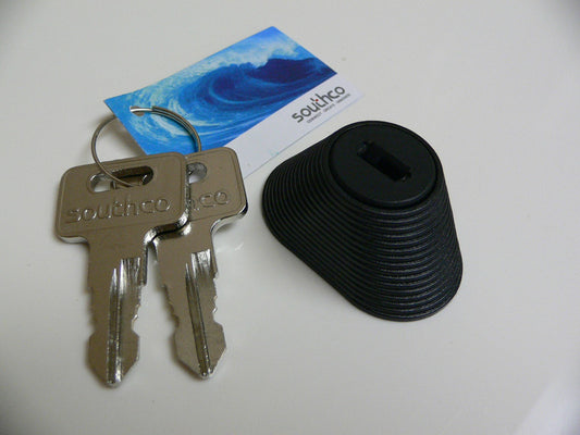 Mobella replacement lock cylinder with keys. For Offshore style ME latches