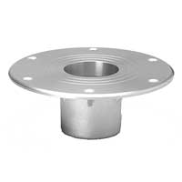 Zwaardvis Aluminum flush mount tapered table base for 60mm (2-3/8")