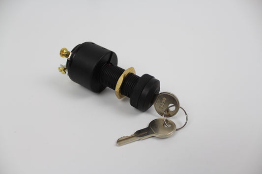 MP41042 Keyed ignition switch. (Accessory-Off-Ignition- Start) 4 screw terminals. Keyswitch