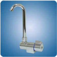 Scandvik Part #10180 Cold water tap with tall fold down spout