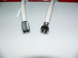 10431 Hose for special applications - 1/2" fitting on both ends, White nylon 10'