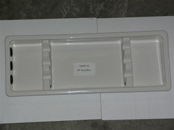 49" Fishing Rod gunnel storage insert - 3 rod - White