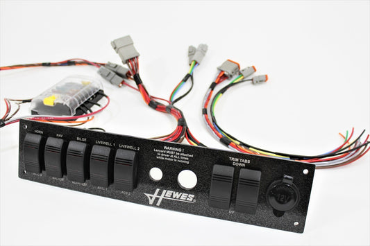 Fully wired Replacement Switch/Instrument Panel - Hewes RF18