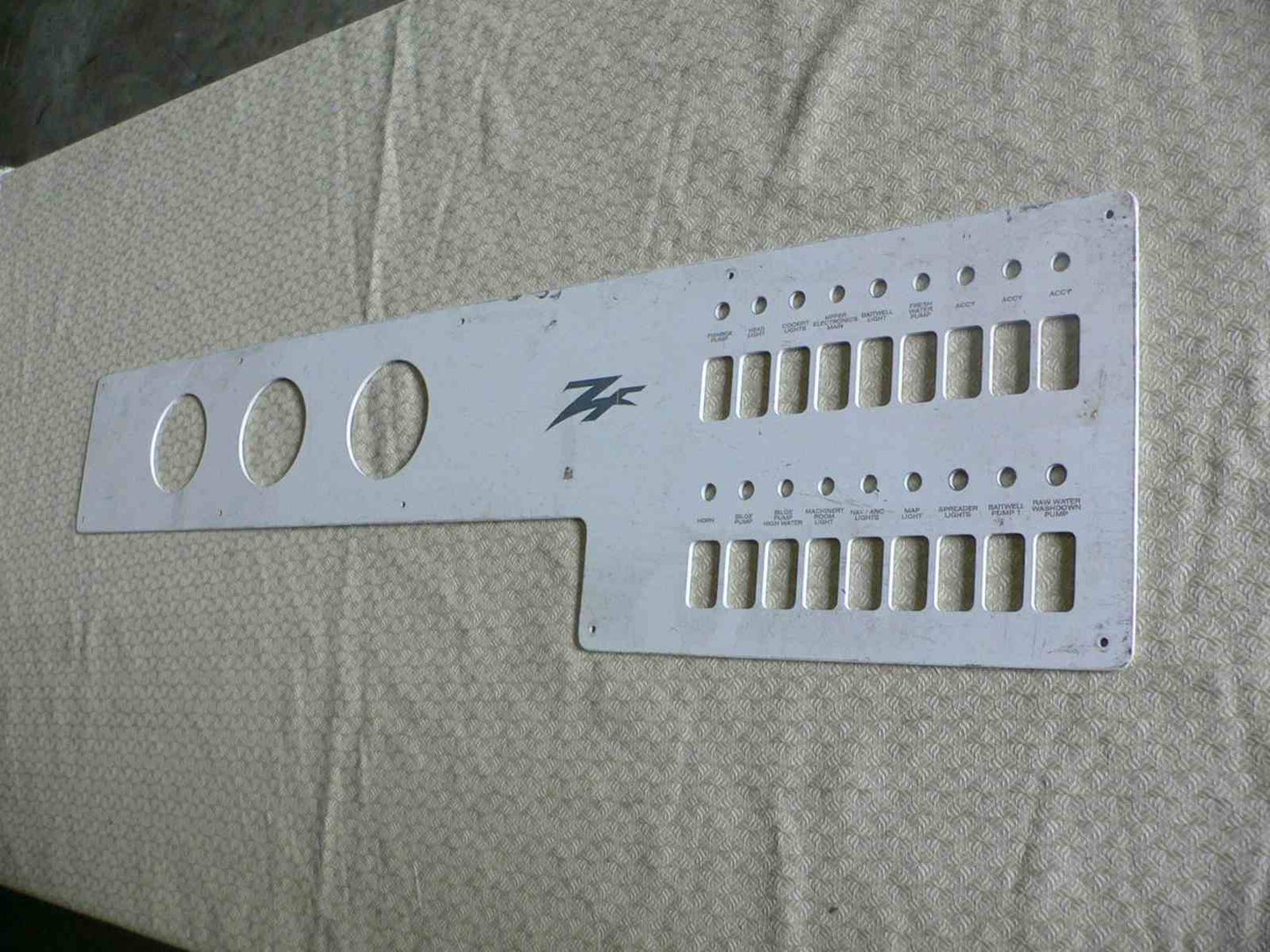 Donzi Dash Instrument Panel 37-3/4"L x9"H