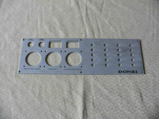 Donzi Dash Instrument Panel 7, 20-1/4"L x 5-1/16"H