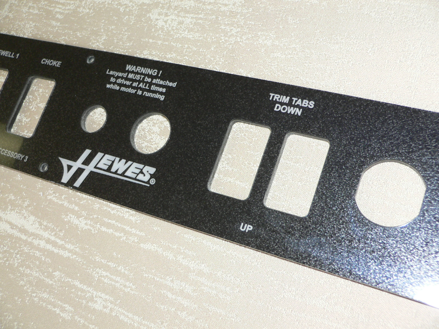 Reproduction Switch Panel for Hewes Boats-Bonefisher