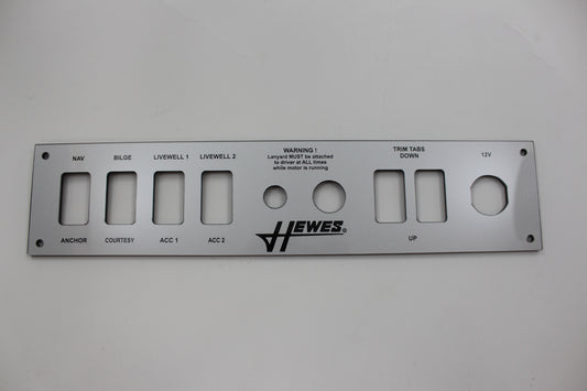 Reproduction Switch Panel for Hewes Boats, Redfisher