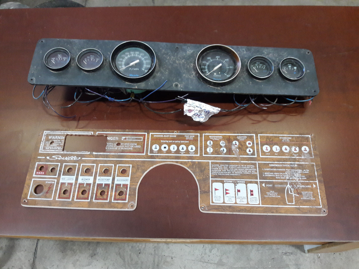 Reproduction Gauge panel for 1985 ish Seville