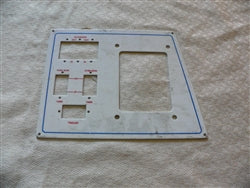 Scarab Dash Instrument Panel 10-1/2"L x 8-1/8"H