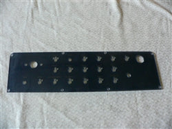 Scout Dash Instrument Panel 20-3/4"L bottom, 20-7/8"L top, 5-7/8"H