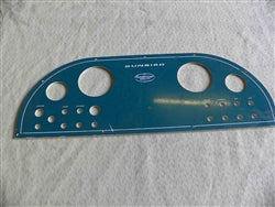 Sunbird Dash Instrument Panel 23-7/8"L x 8-3/8"H