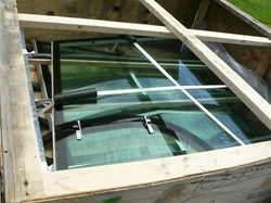 Front Windshield glass for Sea Ray 470 Sundancer