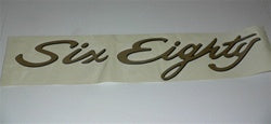 Sea Ray Decals "Six Eighty" Gold/black, Sea Ray Part# 1497114